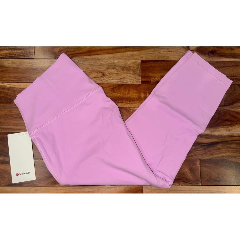 Lululemon Align HR Crop 23" Pant Vitamin Pink Size 14 NWT